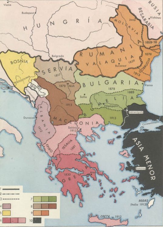 Disgregacin del Imperio Turco