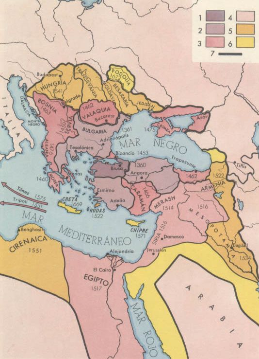 Expansin de los Turcos Otomanos