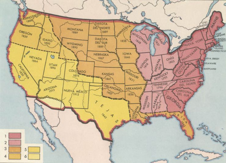 Formacin territorial de los Estados Unidos