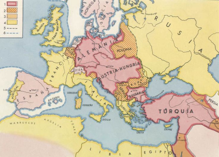 mapa mundi. españa y portugal. principios del s - Comprar Mapas