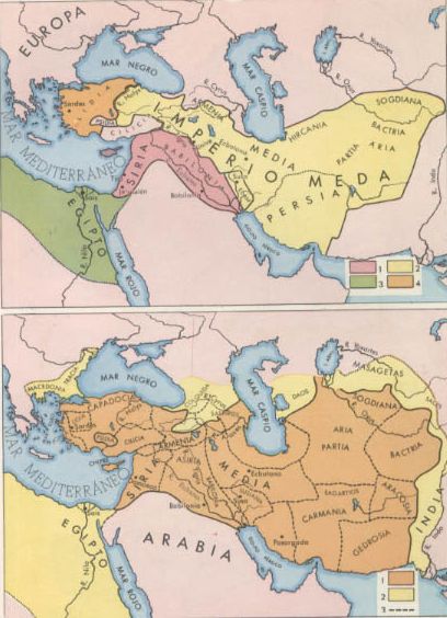 Media, Lidia, Babilonia y Persia