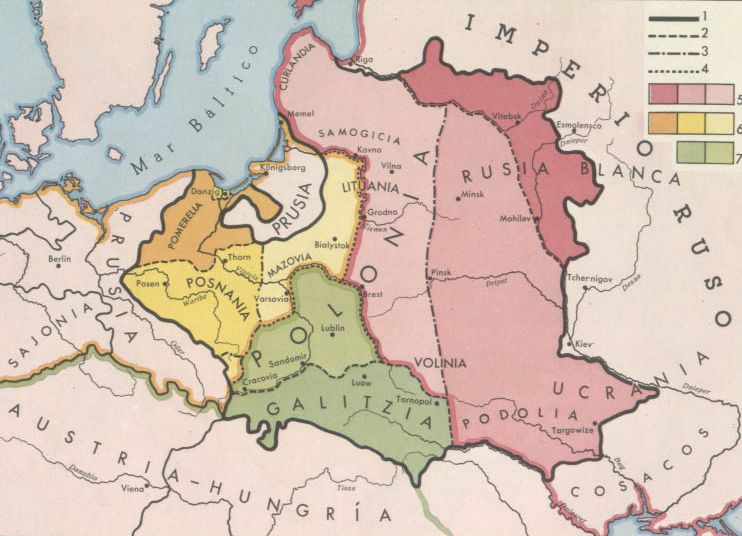 El reparto territorial en Polonia